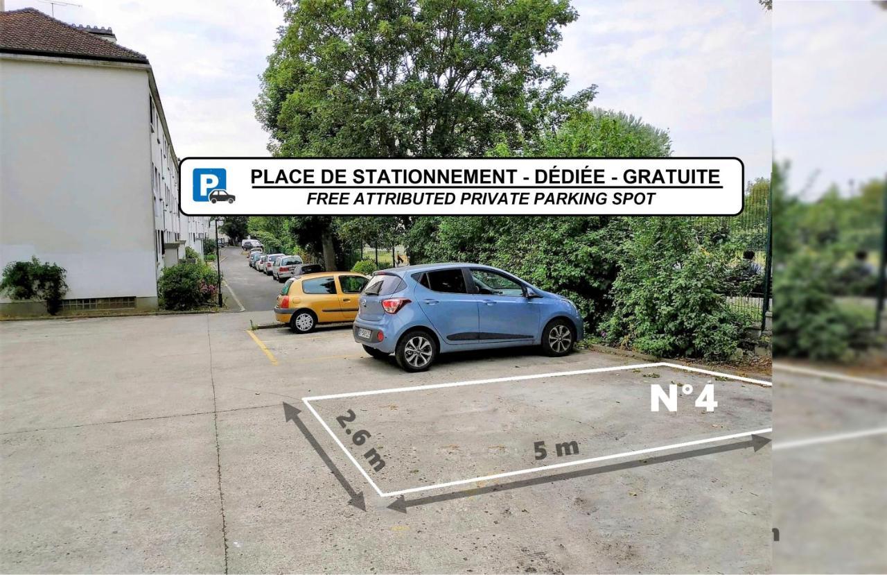 Room & Parking In Shared Appartment With Proprietor L 25 Mins From Paris Gare Du Nord, Cdg Airport & Stade De France Montmagny Extérieur photo