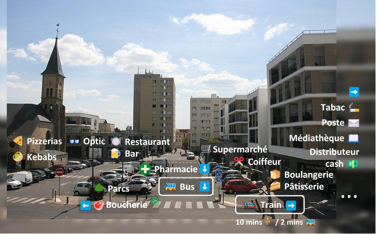 Room & Parking In Shared Appartment With Proprietor L 25 Mins From Paris Gare Du Nord, Cdg Airport & Stade De France Montmagny Extérieur photo